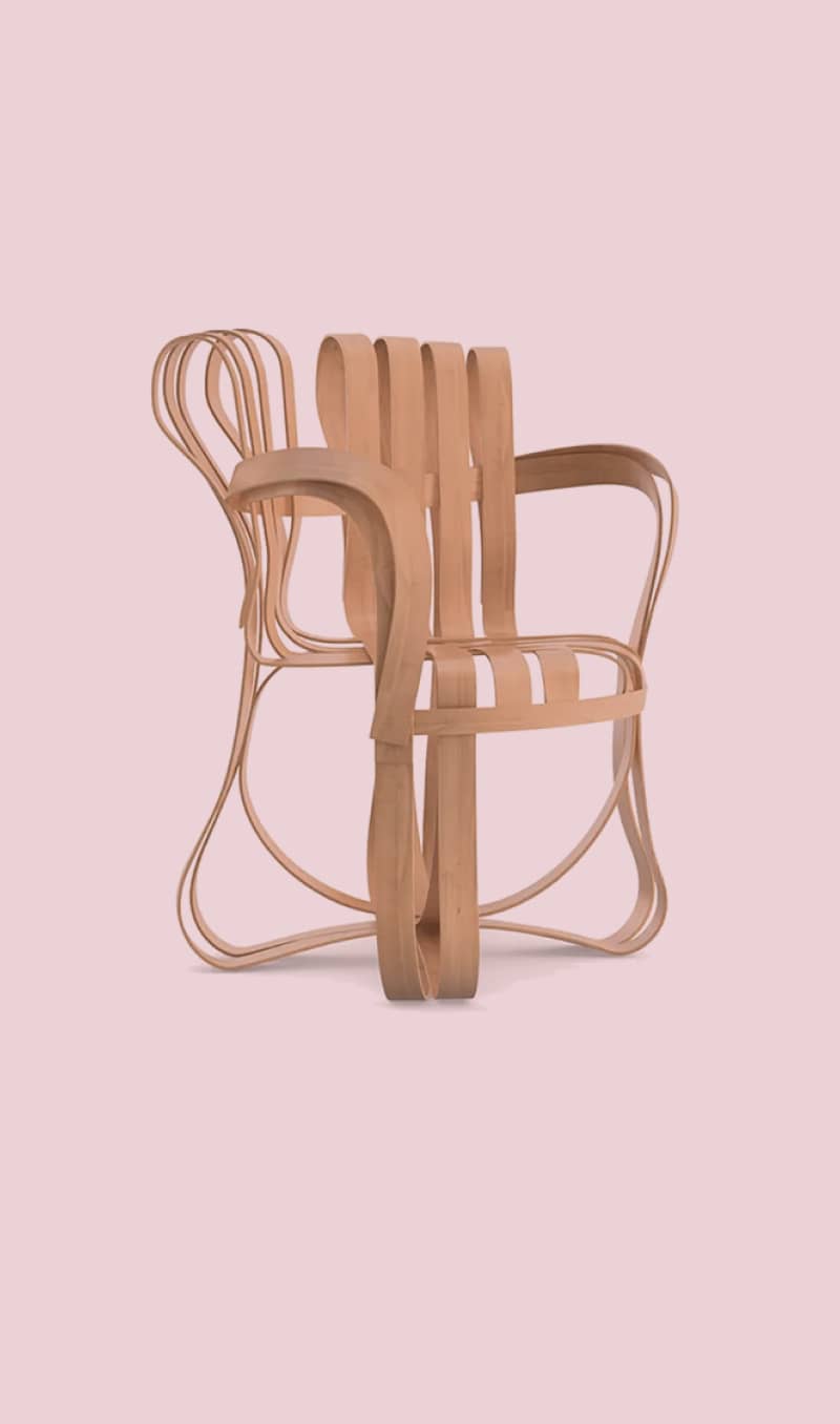 Bent Wood Collection by Frank Gehry